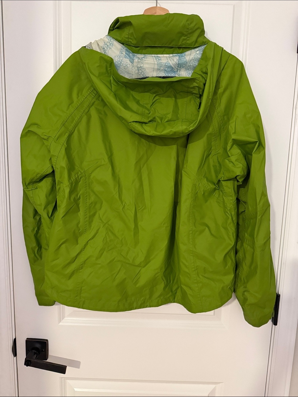 Columbia Lime Green Hooded Shell Jacket - Picture 4 of 5